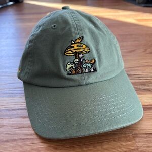 Parks Project Hat with Mushroom Embroidery